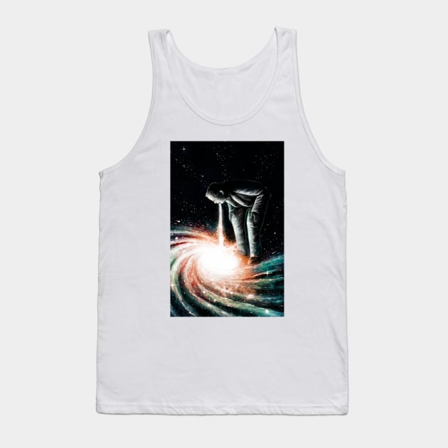 Cosmic Vomit Tank Top by nicebleed